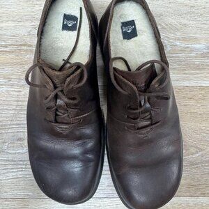 Dr. Martens Brown Leather Flats